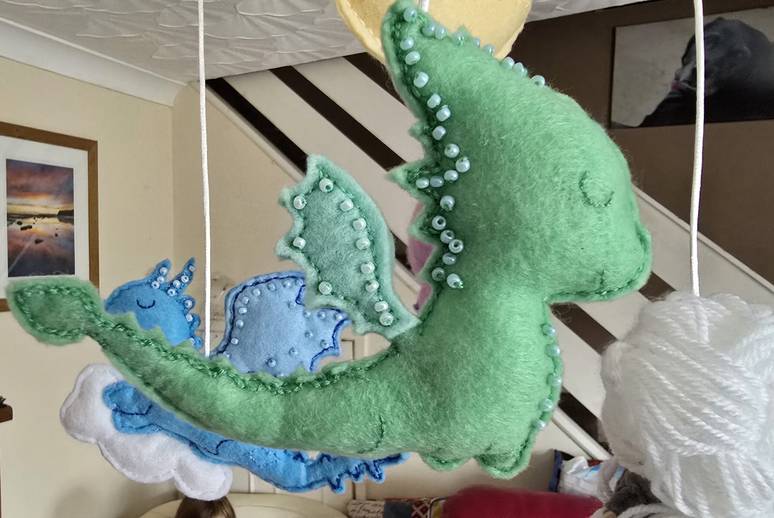Fantasy Inspired Felt Nursery Mobile - Image 4