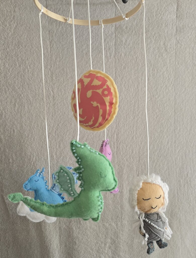 Fantasy Inspired Felt Nursery Mobile