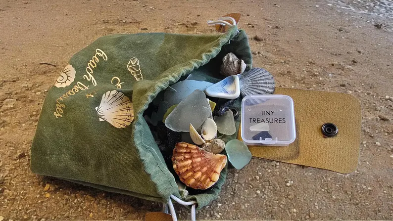 Personalised Beachcombing Bag